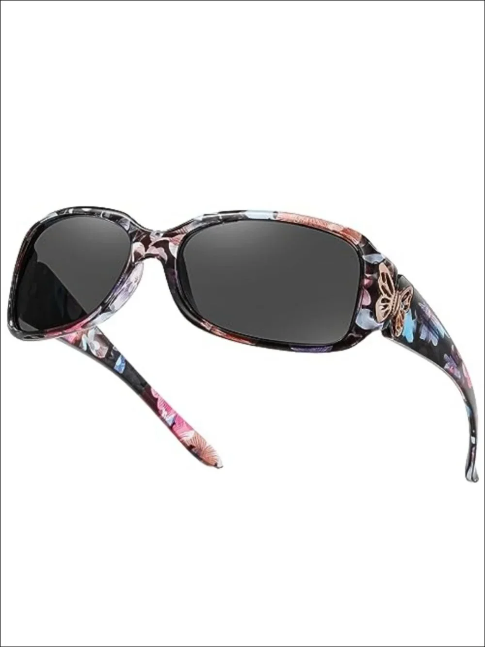 Polarized Butterfly Sunglasses UV400 Full Frame Wrap Around Oversized